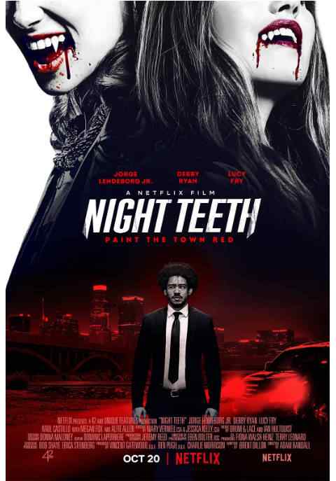 《暗夜獠牙》2021惊悚片美国电影宣传海报