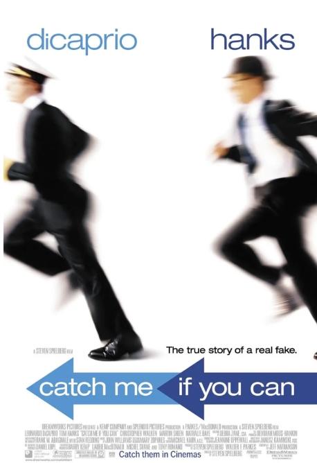 《猫鼠游戏》2002剧情犯罪电影宣传海报