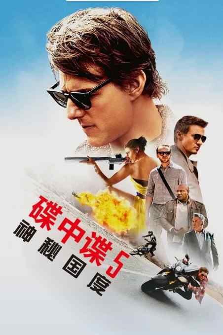 《碟中谍》动作美国高清电影海报
