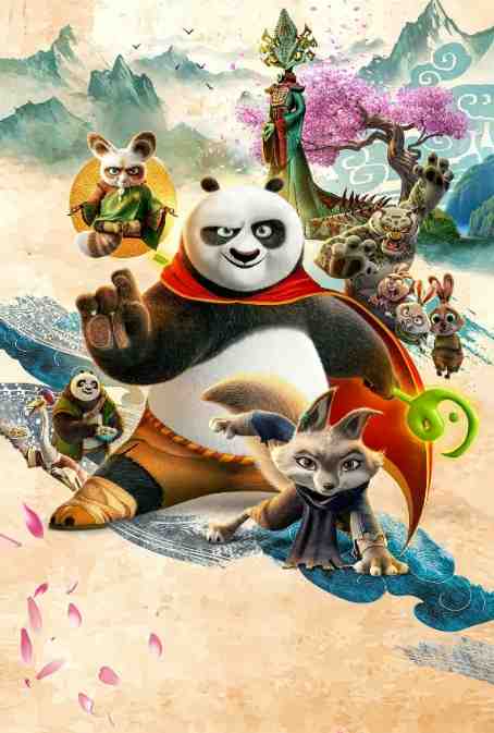 《功夫熊猫》动漫美国动漫封面海报